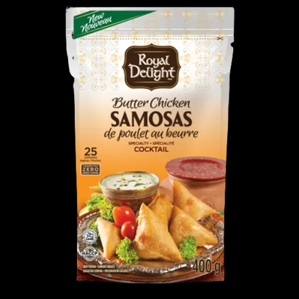 Butter Chicken Samosas (Cocktail)